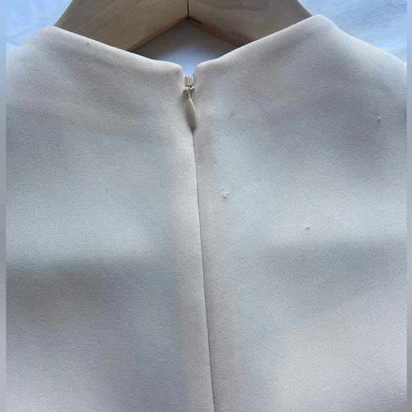 PROENZA SCHOULER Cream Gathered Crepe Dress from SAX 5th AVE girlcore feminine - Picture 16 of 16